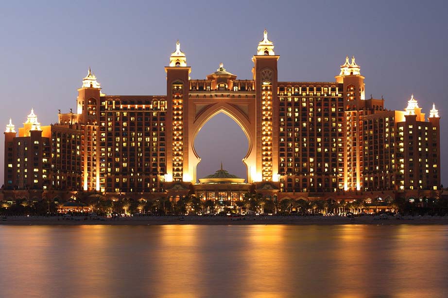 Blick auf das Hotel Atlantis the Palm in Dubai